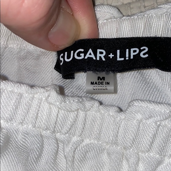 Sugar Lips off the shoulder embroidered blouse - Picture 4 of 4